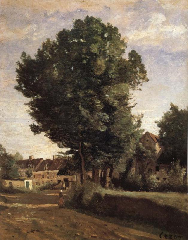 Corot Camille Entrance of Coubron Sweden oil painting art
